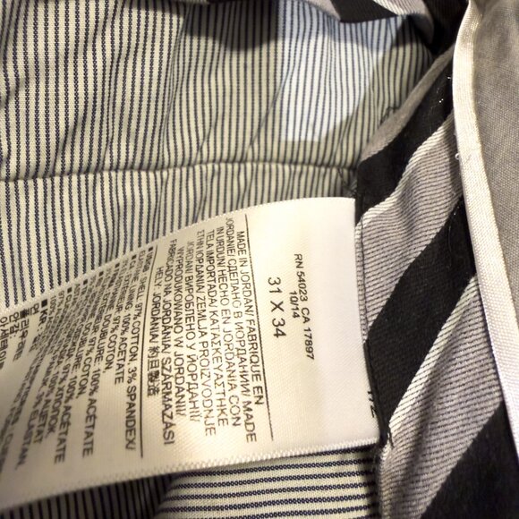 Banana Republic Slim Fit Slacks — size 31x34 - Picture 2 of 5